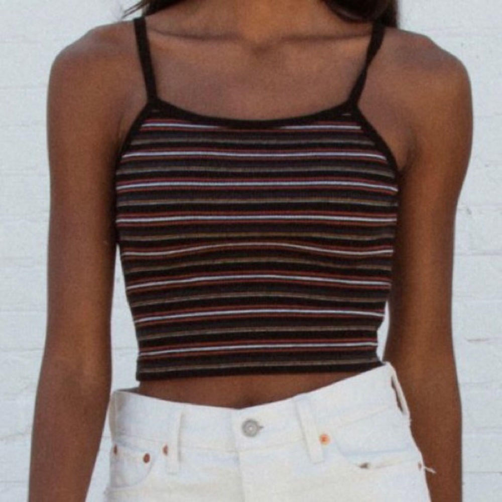 Brandy Melville crop ribbed top